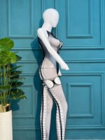 Midnight Aura Mesh Cut-Out Bodystocking - Image 3