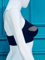 Seamless Mesh-Panel Sports Bralette - Image 3
