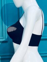 Seamless Mesh-Panel Sports Bralette - Image 5