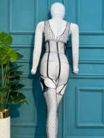 Sensual Noir Fishnet Bodystocking - Image 5